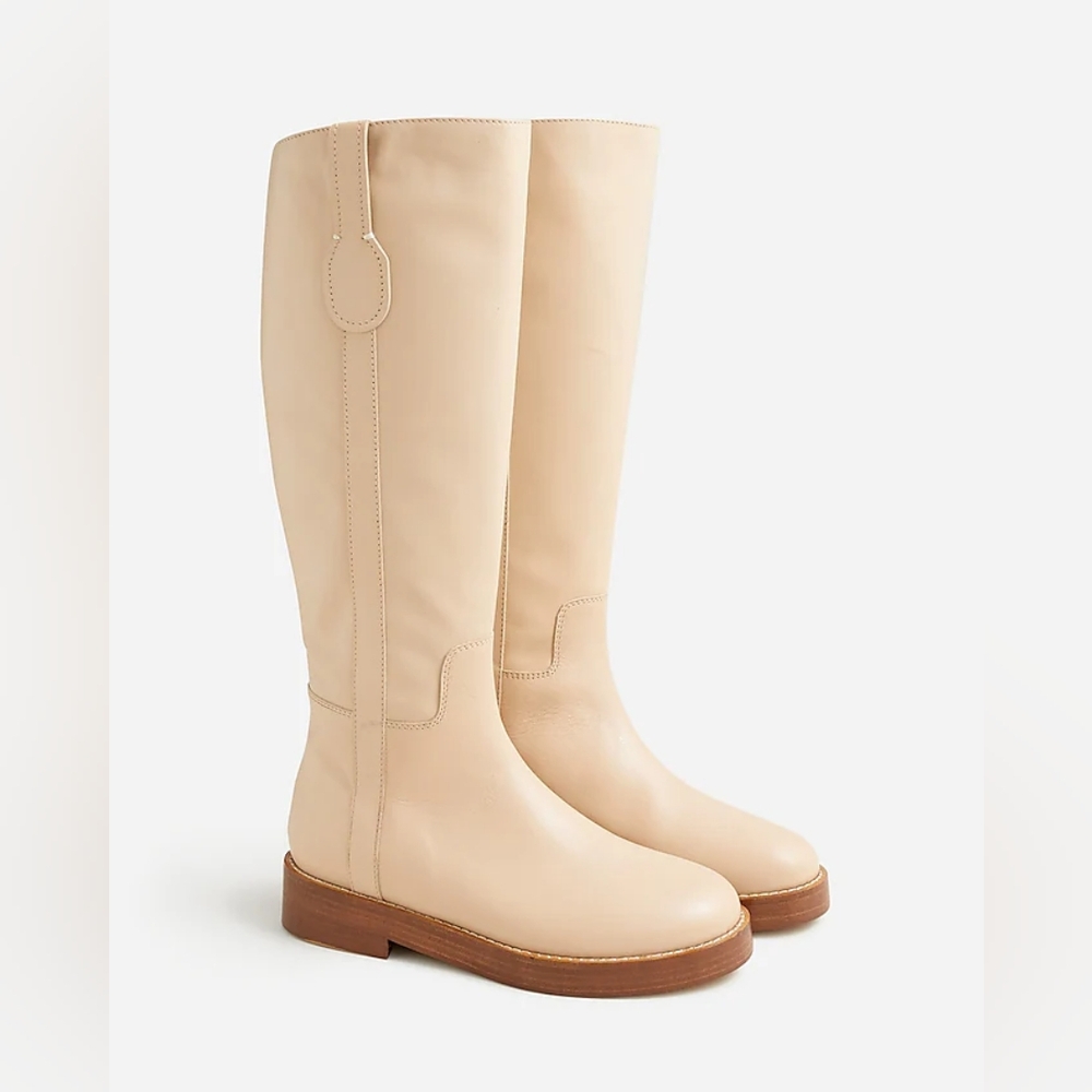 J. Crew Berkeley Leather Riding Boots size 8.5 unworn